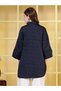 Women Navy Blue Polka Dot Print Top - 2