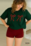 Unisex T-Shirt with Bow Print