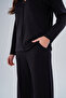 Women's Famous High Quality Plus Size Modal Fabric High Neck Bottom-Top Set - 1004 - 7