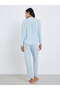 Modal Heart Pocket Detail Shirt and Pyjama Set - 5