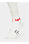 Pack of 5 - Printed Detail Ribbed Cuff Ankle Socks - 2