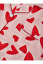 Women Heart Print Shirt and Pyjama Set - 4
