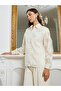 Women Floral Jacquard Sheer Shirt - 2