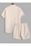 Men Graphic Printed Pocket Detail Shirt and Shorts Co-Ords - 2