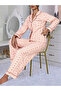 Women Striped Floral Print Shirt and Pyjama Set - 2