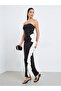 Women Color Block Sleeveless Sheath Maxi Dress - 3
