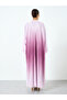 Women Ombre Textured Flare Sleeve Abaya - 4