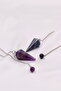 Natural Stone Lapis Lazuli Stone-Amethyst Stone Pandul Pendulum Set of 2