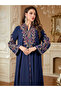 Women Sequin Patch Detail Embroidered Jalabiya - 3