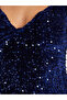Women Sequin Sleeveless Maxi Evening Dress - 5