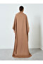 Women Beige Batwing Sleeve Jalabiya - 5