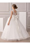 Girls White Embellished Sleeveless Maxi Dress - 6