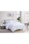 COMFORTER SET GRAY LINE ART FLORAL| طقم لحاف مزدوج 5 قطع