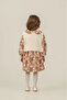 Girl's Floral Embroidered Muslin Eid Dress - 7