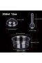 25-Pack 12oz Clear Plastic Disposable Dessert Cups - 2