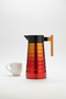 2 Liter Steel Thermos with Bamboo Handle Red Yellow - 5