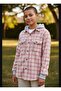 Striped Hooded Unisex Children's Shirt - 5