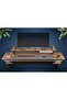 Large Walnut Monitor Stand - 4