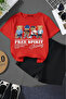 Free Spirit Printed Unisex T-Shirt
