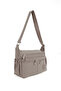 Water Resistant Crinkle Fabric Multi-Pocket Crossbody Women's Shoulder Bag - 6