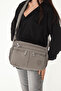 Water Resistant Crinkle Fabric Multi-Pocket Crossbody Women's Shoulder Bag - 2