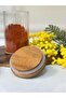 Acacia Lid Glass Striped Jar 420 ml Tkebt Transparent - 3