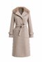 Aurora Fur Collar Cashmere Coat