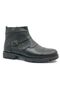 100% Genuine Leather Winter Men's Boots with Fur Inside Black