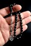 Men's Love Knot Tasseled Wrist Length Oltu Rosary