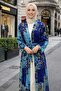 Ethnic Patterned Maxi Sash Kimono - 3