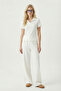Polo Collar Flexible Modal Top and Bottom Set Lby0038 Kemi̇k - 3