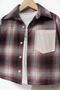 Plaid Shirt & Pocket Detail Boys' 3-Piece Transitional Set 9091 - 5