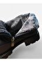 100% Genuine Leather Winter Men's Boots with Fur Inside Black - 4