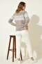 Jacquard Knitwear R4509 Milky Brown - 5