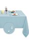 Stain and Liquid Resistant Carefree Linen Tablecloth 140X180Cm