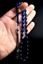 Men's Gift Navy Blue Scented Powder Amber Prayer Beads