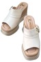 Yuppiy Genuine Leather Women's Slippers Beige - 4