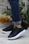 (Best of) Lace-Up Poly Lightweight Tanban Unisex Sneakers Black White - 7
