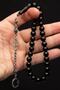 Men's Father's Day Alpaca Tasseled Crescent and Star Model Oltutaşı Oltu Rosary - 2