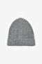Gray Cashmere Blend Women's Knit Beanie - 2