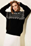 Jacquard Knitwear R4509 Black - 2