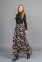Women's Winter Black Barbara Gathered Skirt Stylish Daily Comfortable 6850 - 3