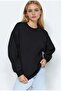 Basic Black Oversize Sweatshirt
