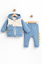 Hooded 3-Piece Tracksuit Set