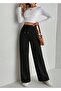 Women's Black Extra High Waist Wide Leg Sweatpants - 4