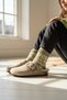 Anatomical Natural Fur Cork Sole Children's Arch Supported Felt Wool Slippers - 2