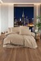 Double Satin Duvet Cover Set - Striped - Satin Fabric - 100% Cotton - 2