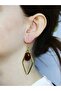 Natural Stone Agate Natural Stone Women's Earrings Euku34A - 2