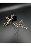 Pearl and Crystal Detailed Bridal Hair Clip – Set of 2 - 4