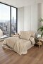 Double Satin Duvet Cover Set - Striped - Satin Fabric - 100% Cotton - 4